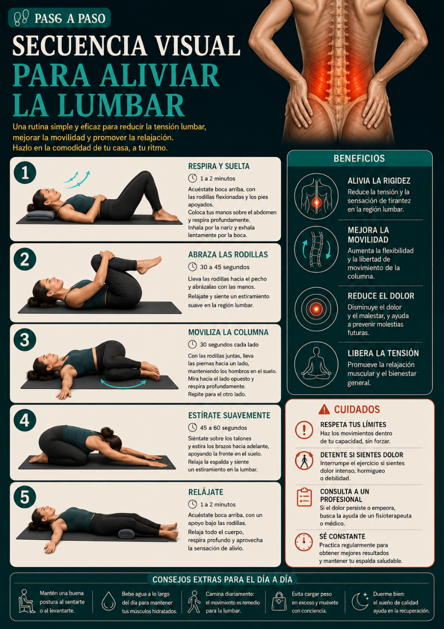 Secuencia Visual para la Zona Lumbar