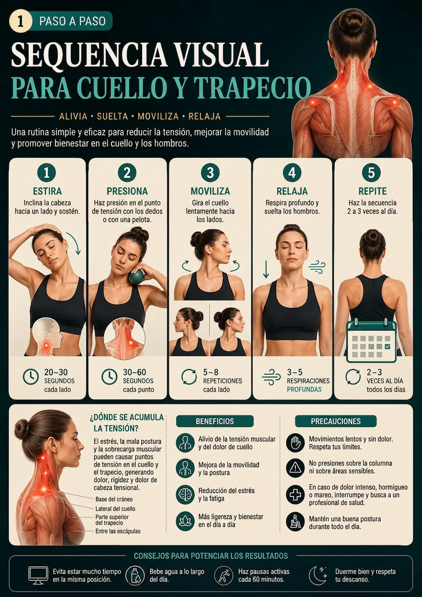 Secuencia Visual para Cuello y Trapecio